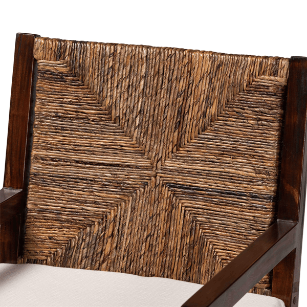 bali & pari Cordoba 2pc. Handwoven Seagrass Armchairs