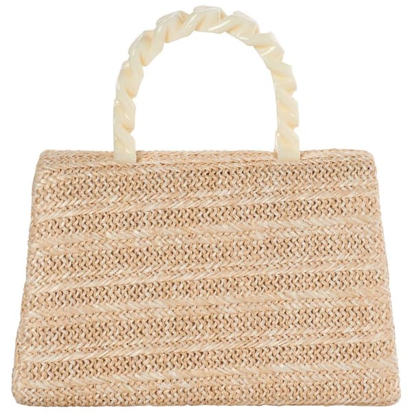 D''Margeaux Straw Flap Satchel