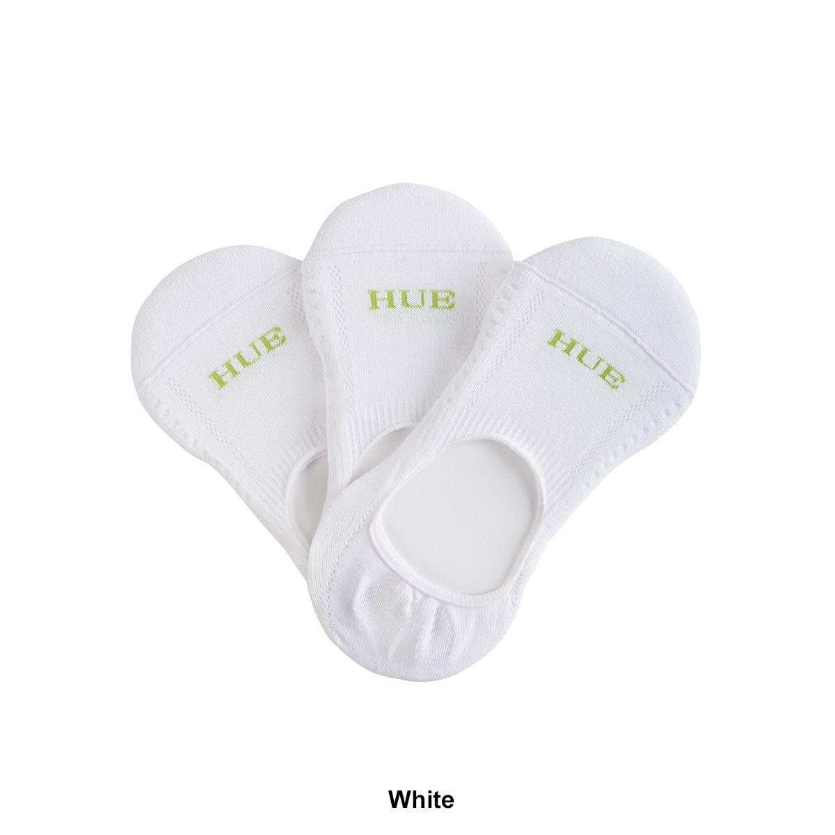 Womens HUE® 3pk. Air Cushioned Liner Socks