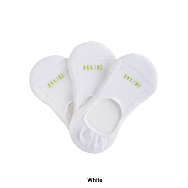 Womens HUE® 3pk. Air Cushioned Liner Socks