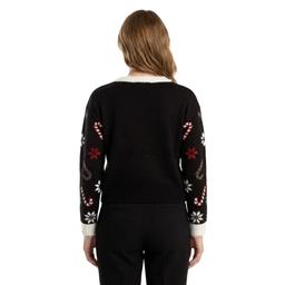 Womens 99 Jane Street Long Sleeve Merry Christmas Ugly Sweater