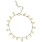 Jessica Simpson Yellow Gold Clear Rhinestone Anklet Set - image 4