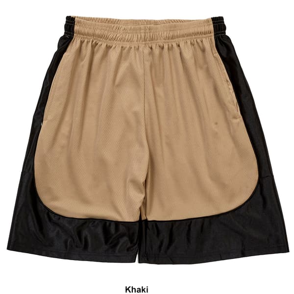 Mens Ultra Performance Color Block Mesh Shorts