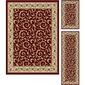 Tayse Elegance Westminster 3pc. Area Rug Set - Red - image 1