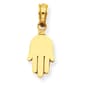 Gold Classics(tm) 14kt. Gold Small Solid Hamsa Pendant - image 1