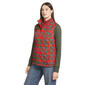 Womens LANDS’ END® Tartan Plaid Mock Neck Zip-Up Puffer Vest - image 3