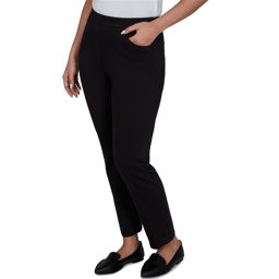 Womens Alfred Dunner Travel Advisory Pants - Short Length