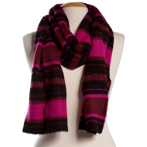 Womens DKNY Cozy Stripe Scarf - image 
