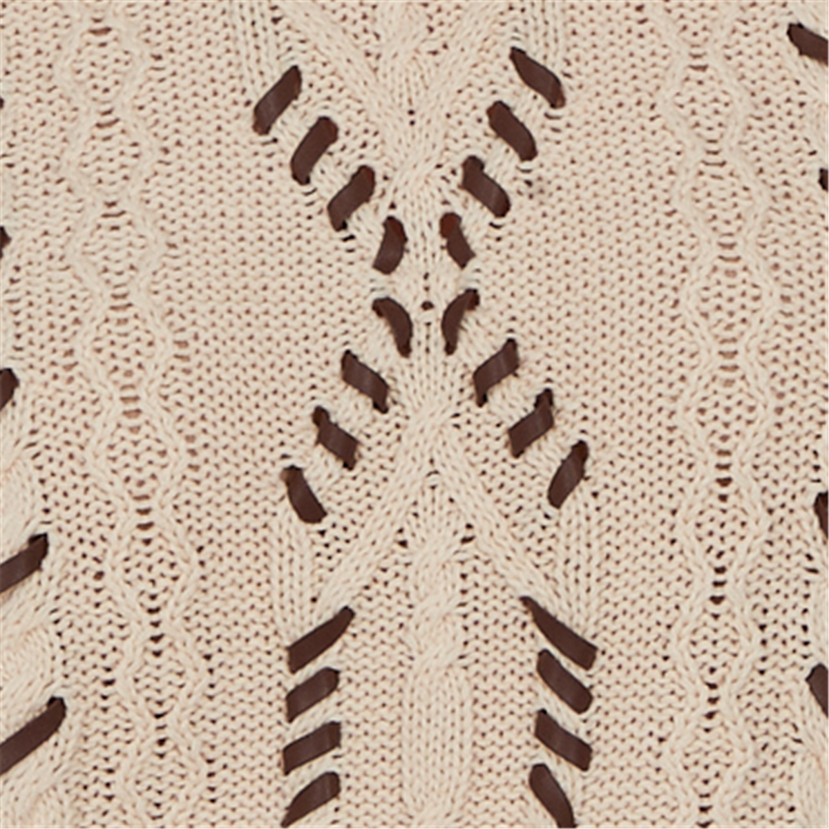Petite Ruby Rd. English Countryside Cable Knit Sweater