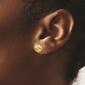 Gold Classics&#8482; 14kt. Gold 8mm Mirror Ball Stud Earrings - image 3
