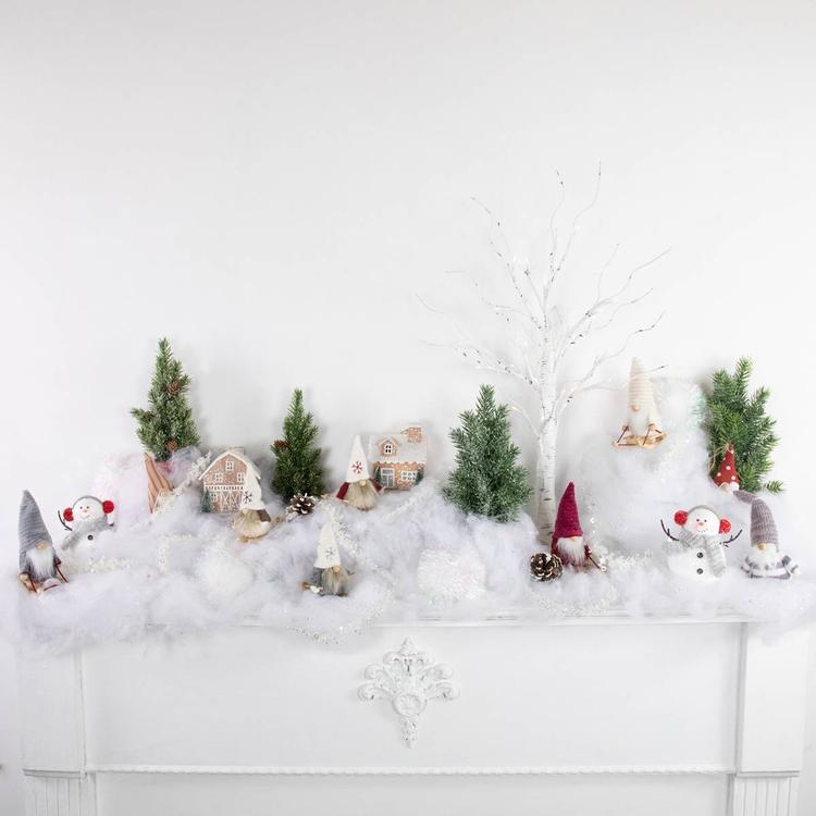 Northlight Seasonal 5.25in Gnome Christmas Ornaments - Set of 3