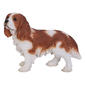 Hi-Line Gift Brown & White King Charles Spaniel Garden Statue - image 2
