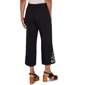 Womens Ruby Rd. Tropical Noir Embroidery Hem Wide Leg Pants - image 2