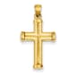 Unisex Gold Classics(tm) 14kt. Gold Hollow Cross - image 1