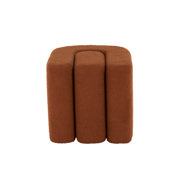 9th & Pike® Contemporary Copper Polyester Ottoman