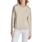 Womens DKNY Long Double Zip Sleeve Color Block Sweater - image 1