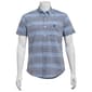 Mens U.S. Polo Assn.(R) Short Sleeve Stripe Button Down Shirt - image 1