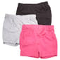 Toddler Girl Pink Velvet 3pk. Solid Bike Shorts - image 1
