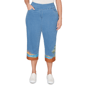 Plus Size Alfred Dunner Beachcomber Beach Embroidered Cuff Super - image 1