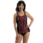Womens Dolfin® Nirvana Solid Twist Back Tankini Swim Top - image 1