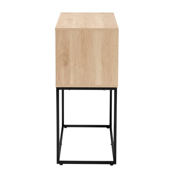 Baxton Studio Amelia Natural Brown Wood Sideboard Buffet