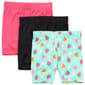 Girls (4-6x) Star Ride(R) 3pk. Strawberry/Floral/Solid Bike Shorts - image 1
