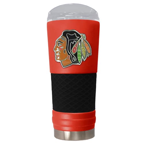 NHL Chicago Blackhawks DRAFT Powder Coated Steel Tumbler
