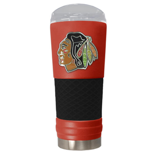 NHL Chicago Blackhawks DRAFT Powder Coated Steel Tumbler - image 