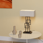 Infibrite 27in. Geometric Chic Table Lamp with Square Shade - image 5