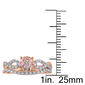 Gemstone Classics&#8482; 10kt. Rose Gold Bridal Set - image 3