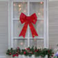 Northlight Seasonal LED Red Burlap Bow Christmas D&#233;cor - image 4