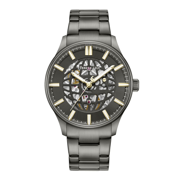 Mens Kenneth Cole New York® Automatic Grey Watch - KCWGY0089004 - image 