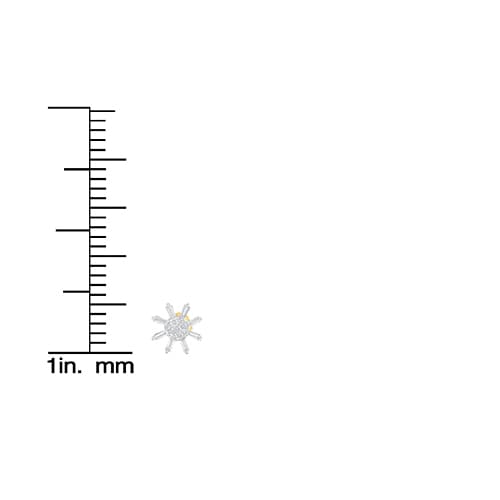 Diamond Classics™ 10kt. Sunburst Diamond Stud Earrings