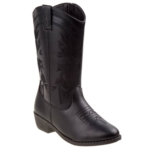 Big Girls Kensie Girl Zip-Up Cowgirl Boots - image 