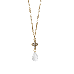 Symbols of Faith Our Lady Of Guadalupe Pendant Blue Bead Necklace