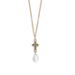 Symbols of Faith Our Lady of Guadalupe Blue Bead Pendant Necklace - image 1