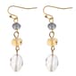 Ashley Cooper(tm) Neutral Triple Bead Drop Earrings - image 1