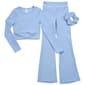 Girls (7-14) Yogalicious Crossover Long Sleeve Top/Flare Leggings - image 1