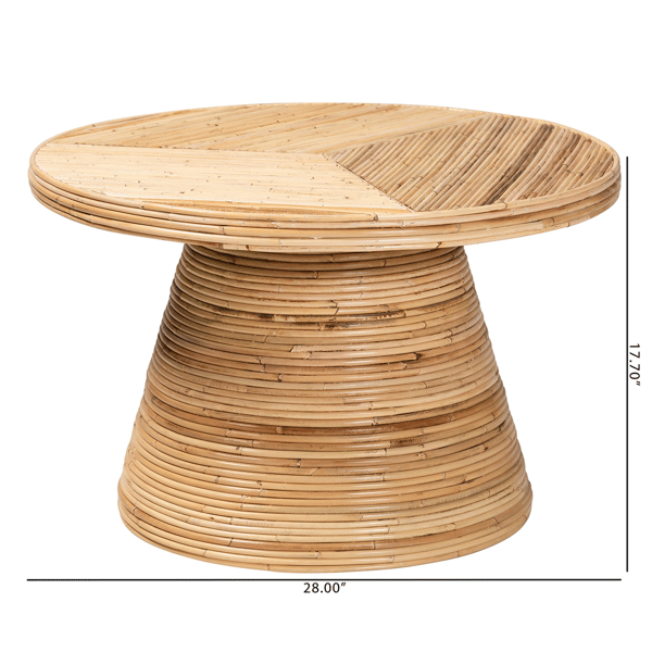 bali & pari Bella Modern Bohemian Coffee Table