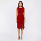 Womens Emma & Michele Sleeveless Studded Solid Trim Shift Dress - image 1