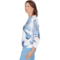 Womens Alfred Dunner St. Augustine Floral Pointelle Sweater - image 4