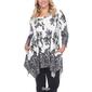 Plus Size White Mark Paisley Tunic Top With Pockets - image 6