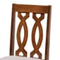 Baxton Studio Cherese Grey Fabric 5pc. Wood Dining Set - image 5