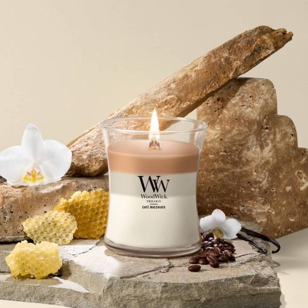 WoodWick(R) Cafe Macchiato Trilogy Medium Jar Candle - image 