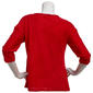 Petite Emily Daniels 3/4 Sleeve Button Shoulder Blouse - image 2