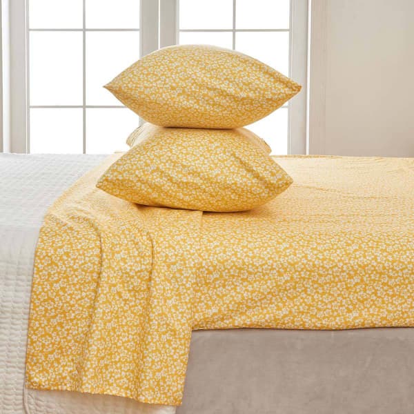 FreshFolds Delia Premium Fading Floral Microfiber Sheet Set