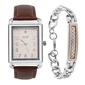 Mens Jones New York Silver-Tone Watch/Bracelet Set - 9782S-42-B16 - image 1