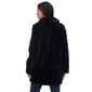 Womens Sebby Crushed Faux Fur Coat w/Notch Collar - image 3