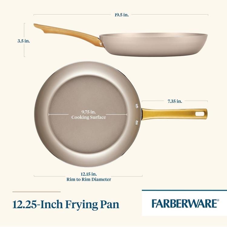 Farberware® Radiant 12.25in. Frying Pan - Champagne