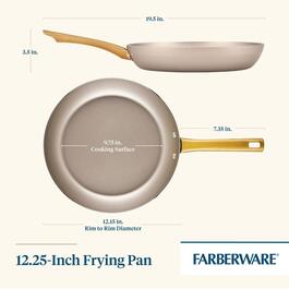 Farberware&#174; Radiant 12.25in. Frying Pan - Champagne